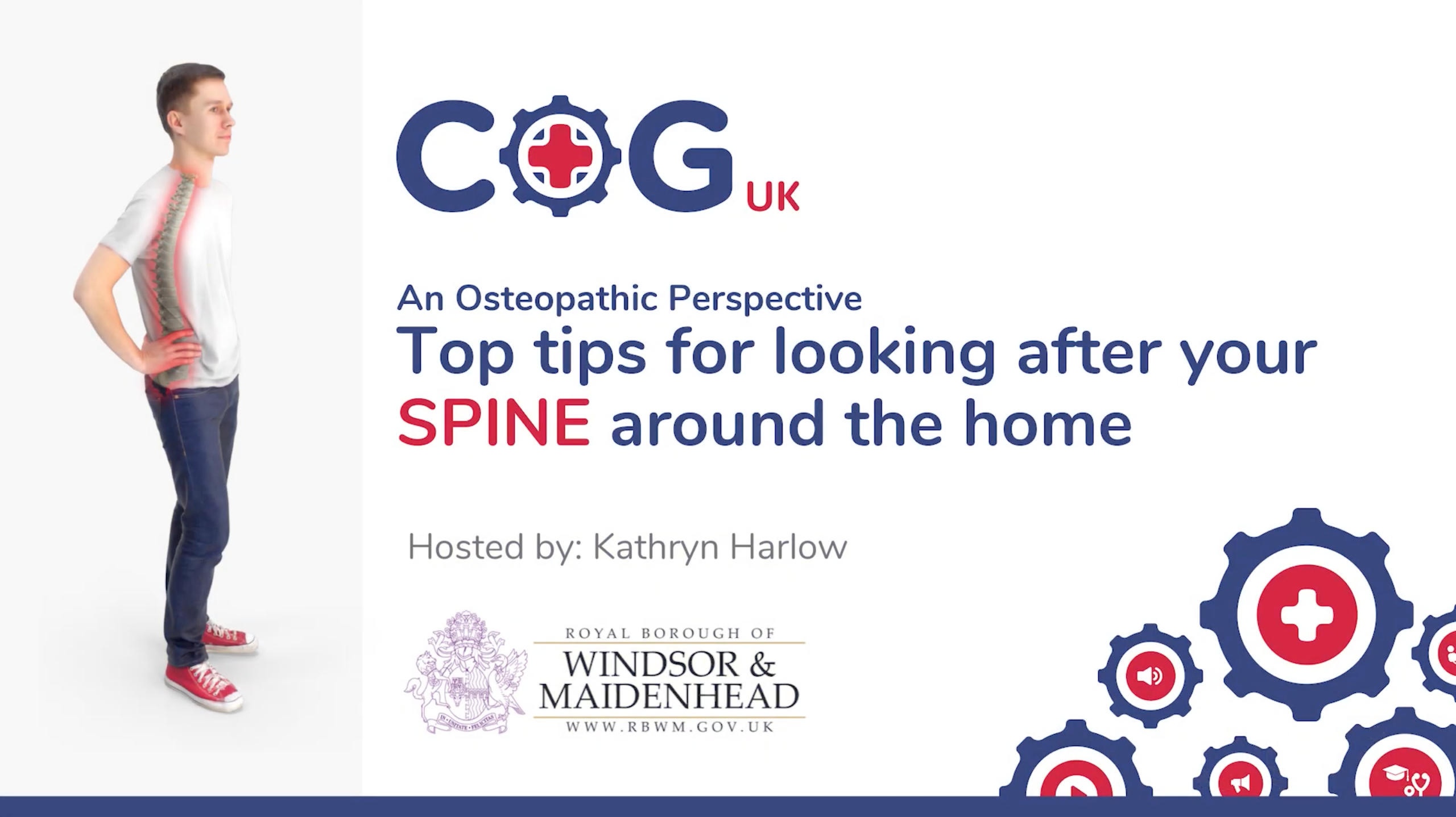 Introductory Slide For Looking After Your Spine Around The Home Video